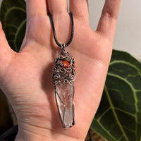 Protective Energy Crystal Rough Stone Pendant