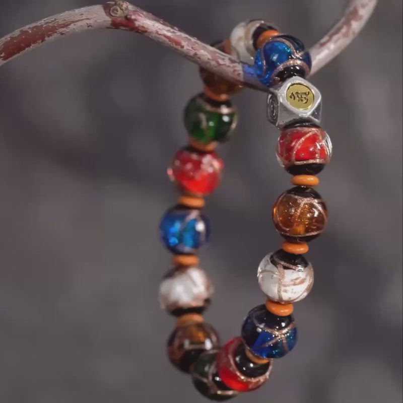 Gold Glaze Zodiac Energy Bracelet | Crafted for Inner Connection & Timeless Fortune